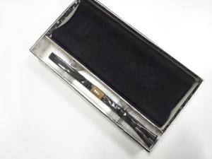 未使用品　正絹　喪服用　手組帯締め・帯揚げセット